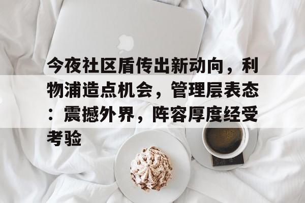 开云体育平台-今夜社区盾传出新动向，利物浦造点机会，管理层表态：震撼外界，阵容厚度经受考验的简单介绍
